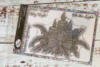Craft Buddy CCST46 - A5 Clear Stamp Set - Christmas Candles