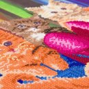 Craft Buddy CAK-A153L - Framed Crystal Art Kit - Kitten Footware