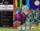 Craft Buddy CAK-A153L - Framed Crystal Art Kit - Kitten Footware