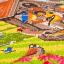 Craft Buddy CAK-A158L - Framed Crystal Art Kit - Garden Birds