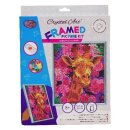 Craft Buddy CAM-26 - Crystal Art Picture Frame Set - Giraffe mit Blumen