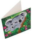 Craft Buddy CCK-A82 - Crystal Card Kit Koala Hugs