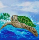 Craft Buddy CCK-A84 - Crystal Card Kit Turtle Paradise