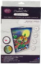 Craft Buddy CANJ-13 - Crystal Art Notizbuch Set - Rotkehlchen