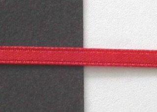Satinband 3mm breit rot (Preis pro Laufmeter)