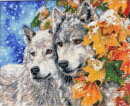 Artibalta AZ-1419 - Diamond Painting Kit Wölfe in...