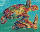 Wizardi WD064 - Diamond Painting Kit Meeresschildkröten