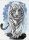 Wizardi WD2513 - Diamond Painting Kit Weisser Tiger