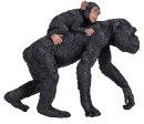 Mojö 387264 - Schimpansenweibchen mit Jungtier