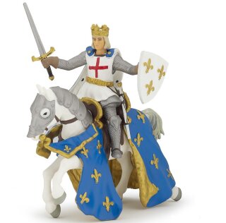 Papo 39841 - Ludwig der Heilige auf seinem Pferd