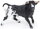 Papo 51184 - Spanish Bull black and white