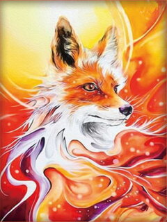Artibalta AZ-1555 - Diamond Painting Kit Fire Fox