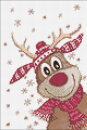 Wizardi WD109 - Diamond Painting Kit Christmas Deer