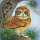 Wizardi WD2494 - Diamond Painting Kit Owl and Owlets