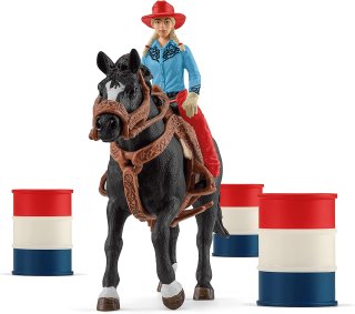 Schleich 42576 - Barrel Racing mit Cowgirl