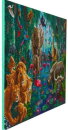 Craft Buddy CAK-A128XL - Framed Crystal Art Kit - Jungle Gathering