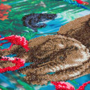 Craft Buddy CAK-A128XL - Framed Crystal Art Kit - Jungle Gathering