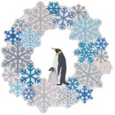 Craft Buddy CA-WR8 - Crystal Art Kranz - Winter Pinguine