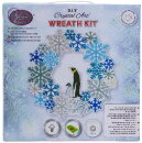 Craft Buddy CA-WR8 - Crystal Art Kranz - Winter Pinguine