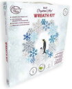 Craft Buddy CA-WR8 - Crystal Art Kranz - Winter Pinguine