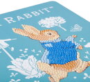Craft Buddy CANJ-PRBT - Crystal Art Notizbuch Set - Peter Rabbit