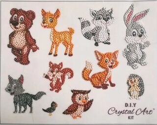 Craft Buddy CAMK-2020SET1 - Sticker Forrest Animals