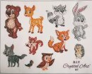 Craft Buddy CAMK-2020SET1 - Sticker Tiere des Waldes