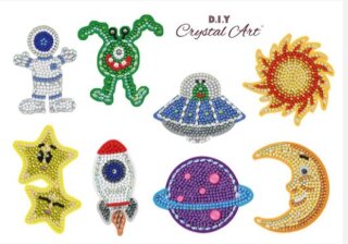 Craft Buddy CAMK-2021SET6 - Sticker Space Superstars