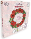 Craft Buddy CA-WR9 - Crystal Art Kranz - Klatschmohn