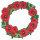 Craft Buddy CA-WR9 - Crystal Art Kranz - Klatschmohn