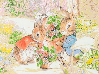 Craft Buddy PBN-PRBT02 - Peter Rabbit and Flopsy