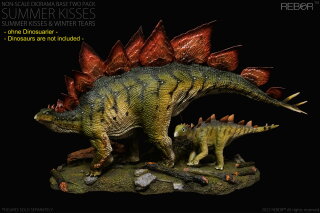 REBOR 160970 - Non-scale Diorama Base Two Pack Summer Kisses Winter Tears *1