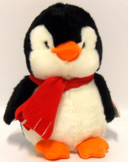 Russ Berrie Plüsch 34962 - Tundry Pinguin mit Halstuch, klein