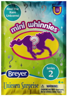 Breyer Mini Whinnies (1:64) 300202 - Unicorn Surprise Serie 1 (1 Bag = 1 Horse)