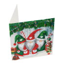 Craft Buddy CCK-XM108 - Crystal Card Kit Santa Gnomes