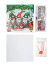 Craft Buddy CCK-XM108 - Crystal Card Kit Santa Gnomes