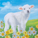 Craft Buddy CCK-A99 - Crystal Card Kit Little Lamb