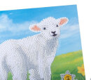 Craft Buddy CCK-A99 - Crystal Card Kit Little Lamb
