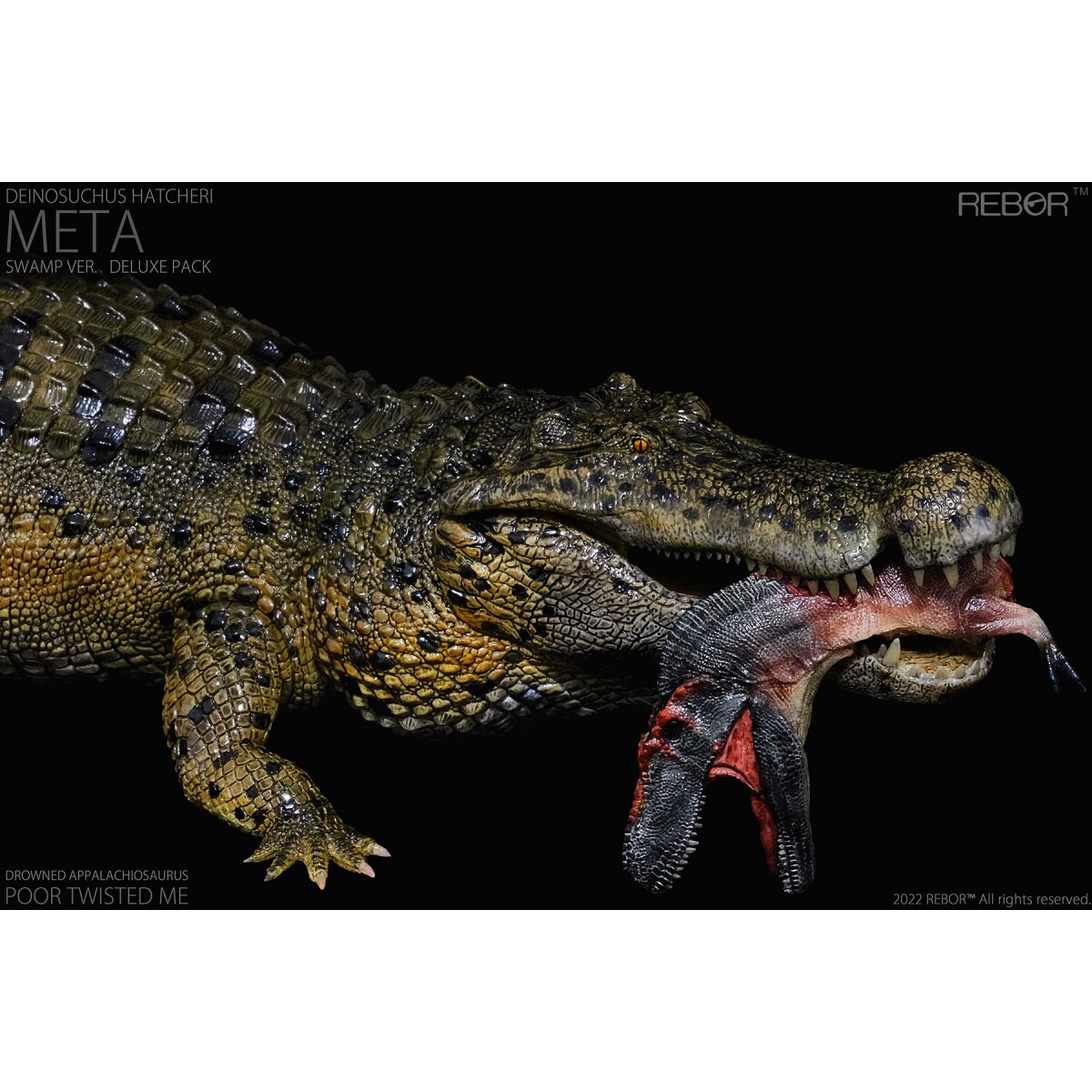 REBOR 161014 - 1:35 Adult Deinosuchus hatcheri Museum Class Replica D,  59,90 €