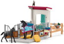 Schleich 42611 - Pferdebox mit Stute und Fohlen