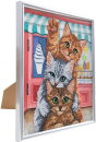 Craft Buddy CAM-33 - Crystal Art Picture Frame Set - Kittens & Ice Cream