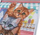 Craft Buddy CAM-33 - Crystal Art Picture Frame Set - Kittens & Ice Cream