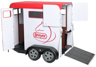 Breyer Traditional (1:9) 2619 - Two-Horse Trailer red (without horses / figurines)