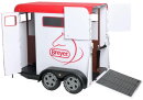 Breyer Traditional (1:9) 2619 - Two-Horse Trailer red...
