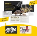 PNSO 1016EN - Torosaurus Aubrey & Dabei 1:35 Scientific Art Model