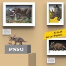 PNSO 1016EN - Torosaurus Aubrey & Dabei 1:35 Scientific Art Model
