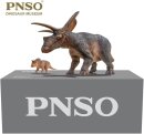 PNSO 1016EN - Torosaurus Aubrey & Dabei 1:35 Scientific Art Model
