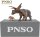 PNSO 1016EN - Torosaurus Aubrey & Dabei 1:35 Scientific Art Model