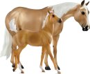 Breyer Traditional (1:9) 1872 - Ebony Shines and Foal...