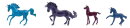 Breyer Stablemate (1:32) 6937 - Sparkling Splendor Deluxe Einhornset